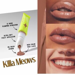 MSRP$21 | HALF MAGIC Lip Snuggle High Pigment Oil Balm - Killa Meows